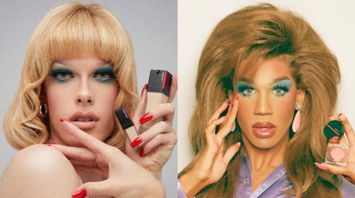 Naomi Smalls and Gigi Goode for Shiseido.