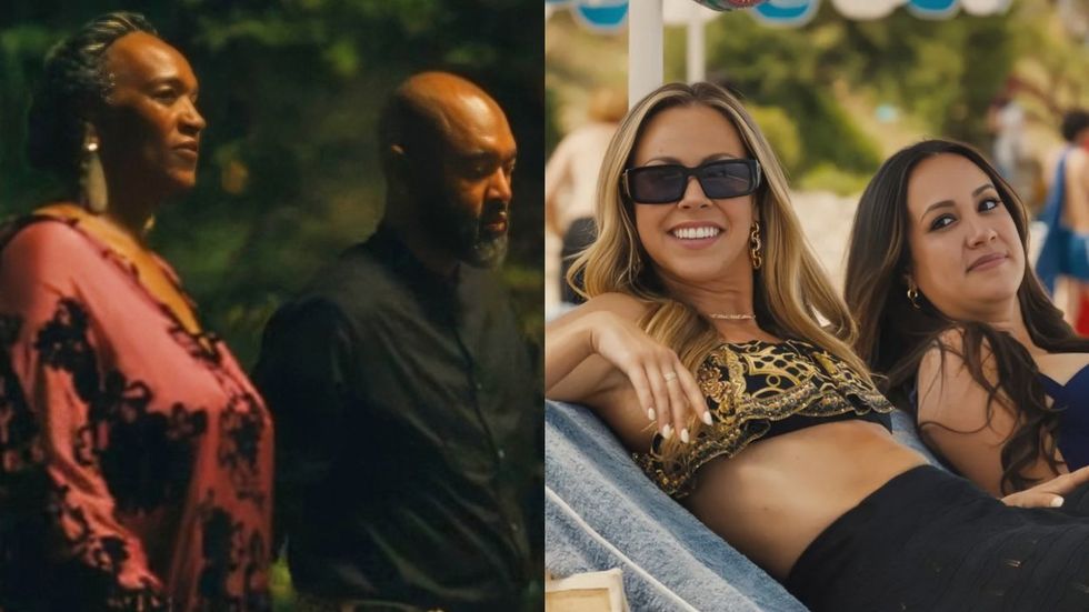 Natalie Cole and Carl Boudreaux; Kara Kay and Angelina Keeley on The White Lotus