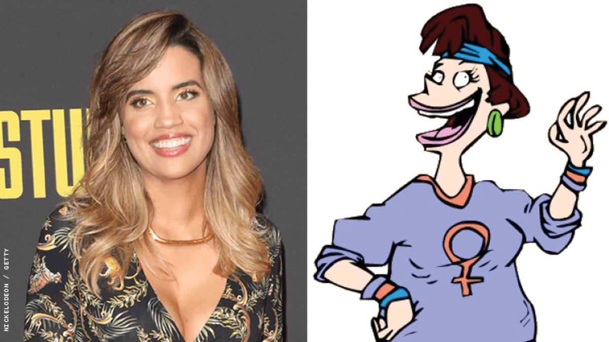 Natalie Morales and Betty from Rugrats