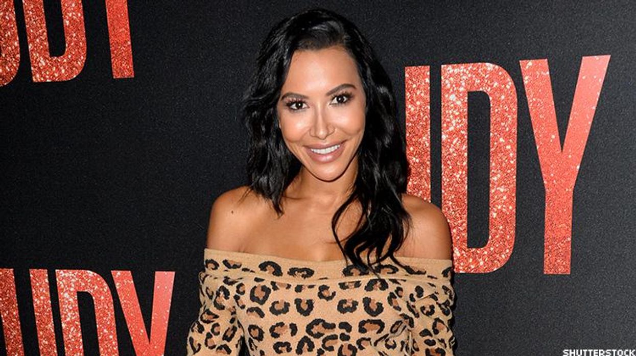 Naya Rivera on a red carpet