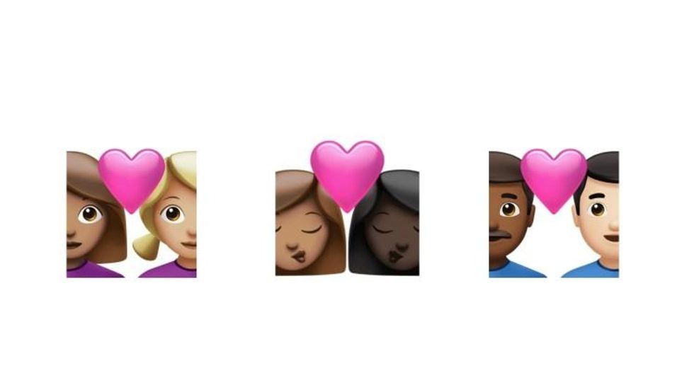 New inclusive emoji couples