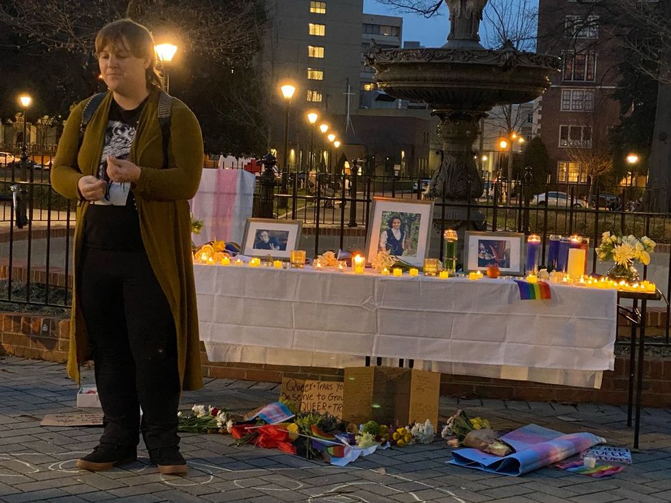 Nex Benedict murdered transgender nonbinary twospirit teen candlelight vigils across the country
