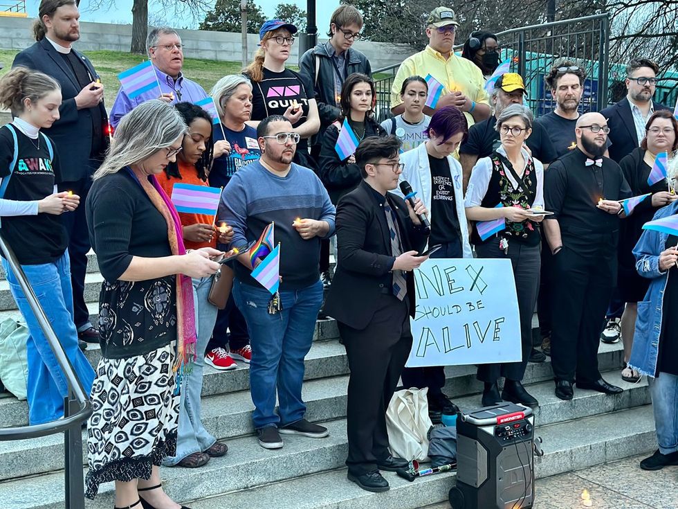 Nex Benedict murdered transgender nonbinary twospirit teen candlelight vigils across the country