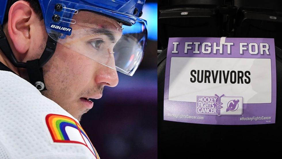 NHL Pride Nights; Hockey Fights Cancer