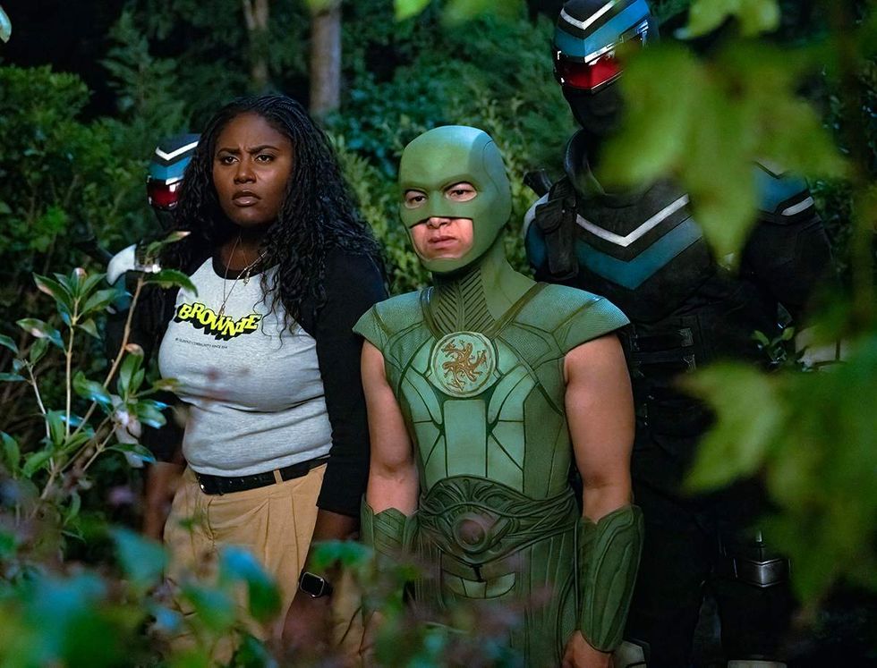 Nhut Le as Judomaster in green on Peacemaker