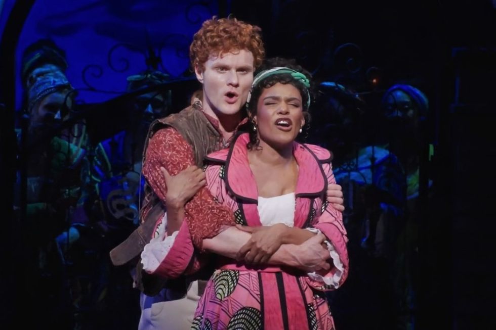 Nicholas Barasch and Samantha Williams in Pirates! The Penzance Musical