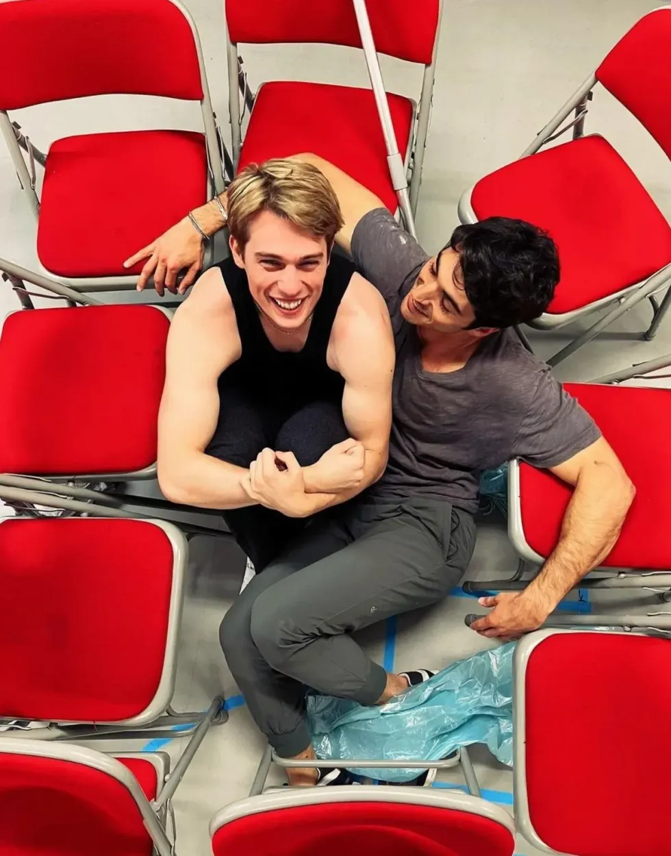 Nicholas Galitzine and Taylor Zakhar Perez