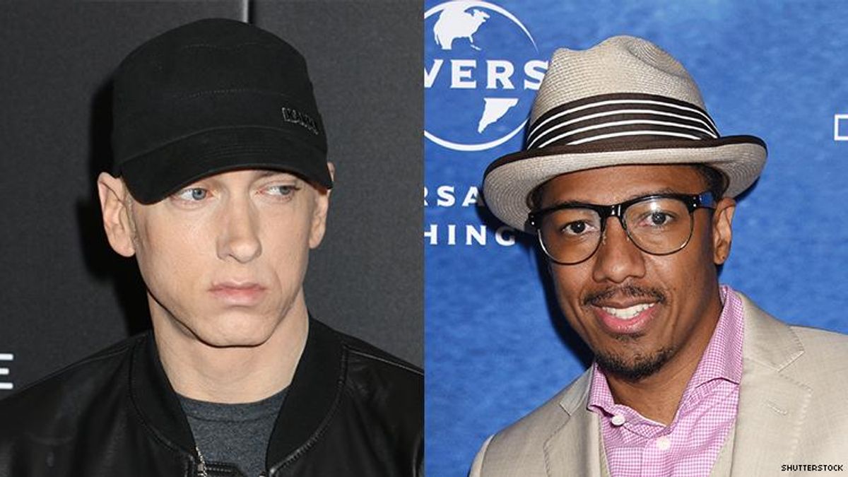 Nick Cannon Says There’s Video of Eminem ‘Sucking a Cock’