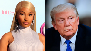 Nicki Minaj shares anti-trans White House post set to 'Va Va Voom'