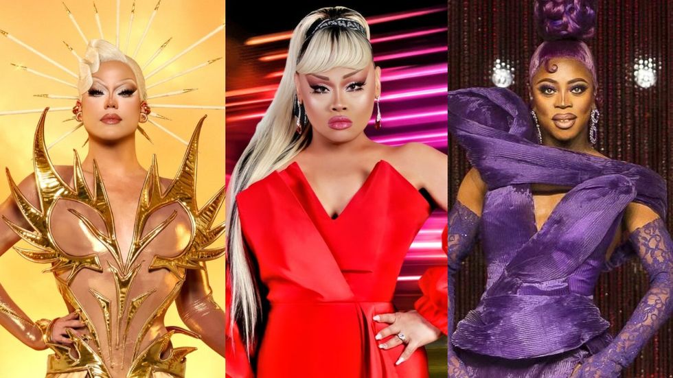 Nicky Doll on Drag Race France; Jiggly Caliente on Drag Race Philippines; Ra'Jah O'Hara on Canada's Drag Race: Canada vs the World