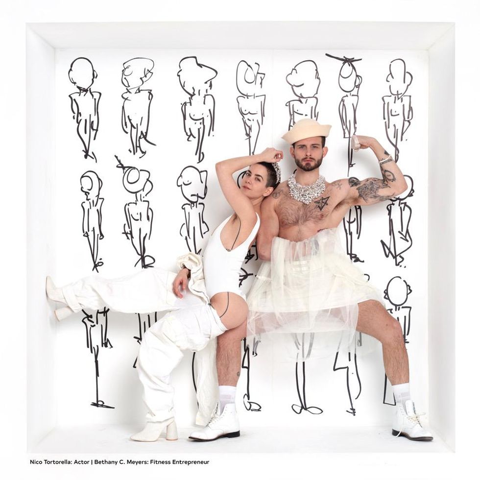 Nico Tortorella shot for Magnus Hastings's Rainbow Revolution