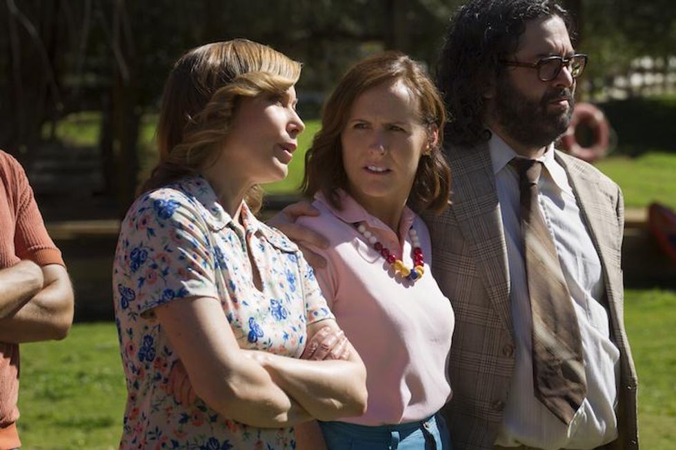 Nina Hellman, Molly Shannon & Judah Friedlander