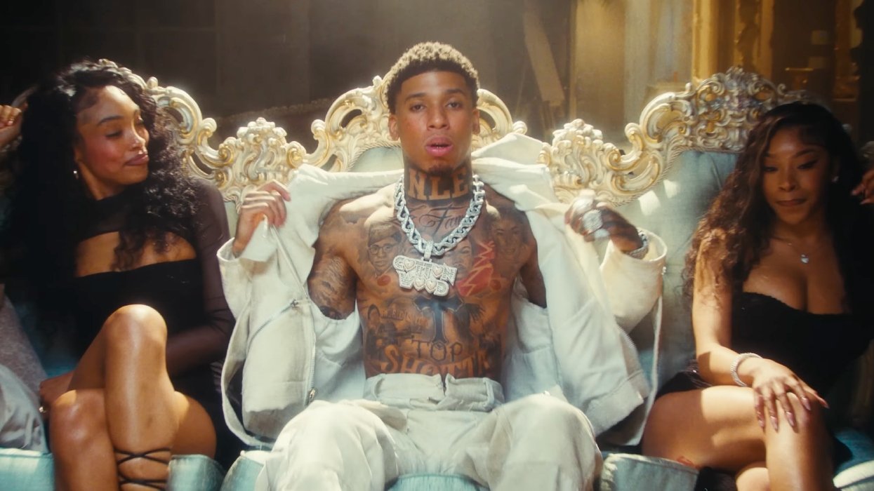 NLE Choppa in SLUT ME OUT 2 music video