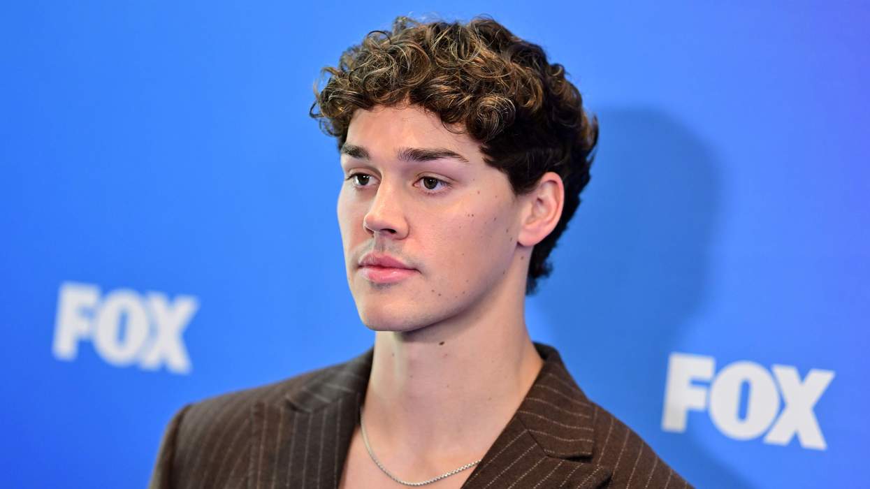 Noah Beck attends the 2024 Fox Upfront.