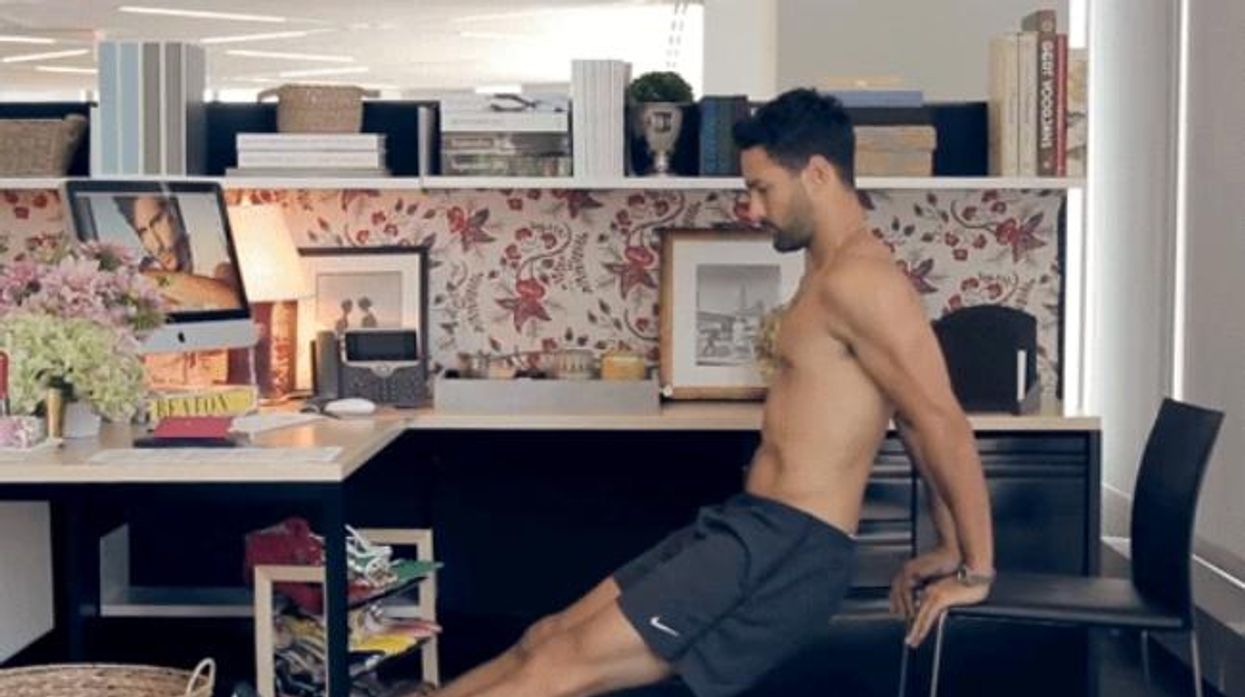 Noah Mills office workout