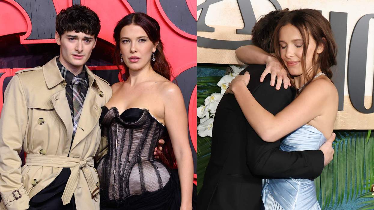 Noah Schnapp & Millie Bobby Brown