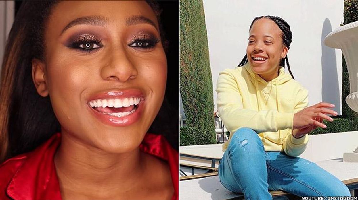 Noelle Robinson and her girlfriend.