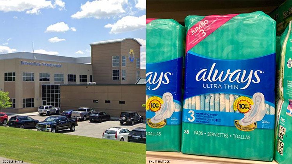 nurse bethesda butler hospital suspended after homophobic transphobic facebook rant always gender inclusive maxipads maxi pad tampon sanitary napkin cincinatti trihealth lgbt lgbtq
