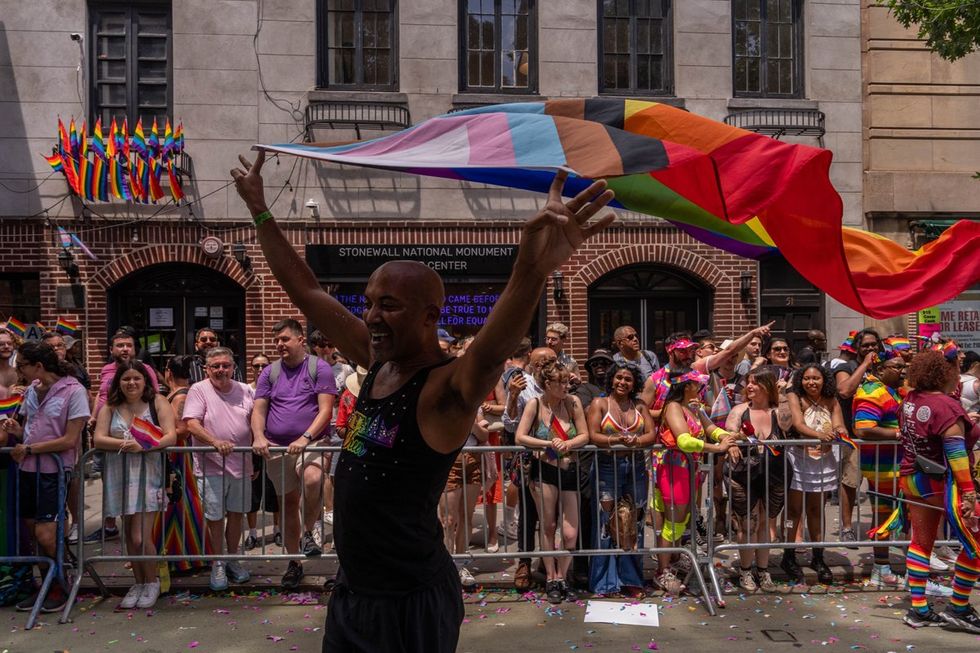 NYC LGBTQIA Pride Parade Protest 2025