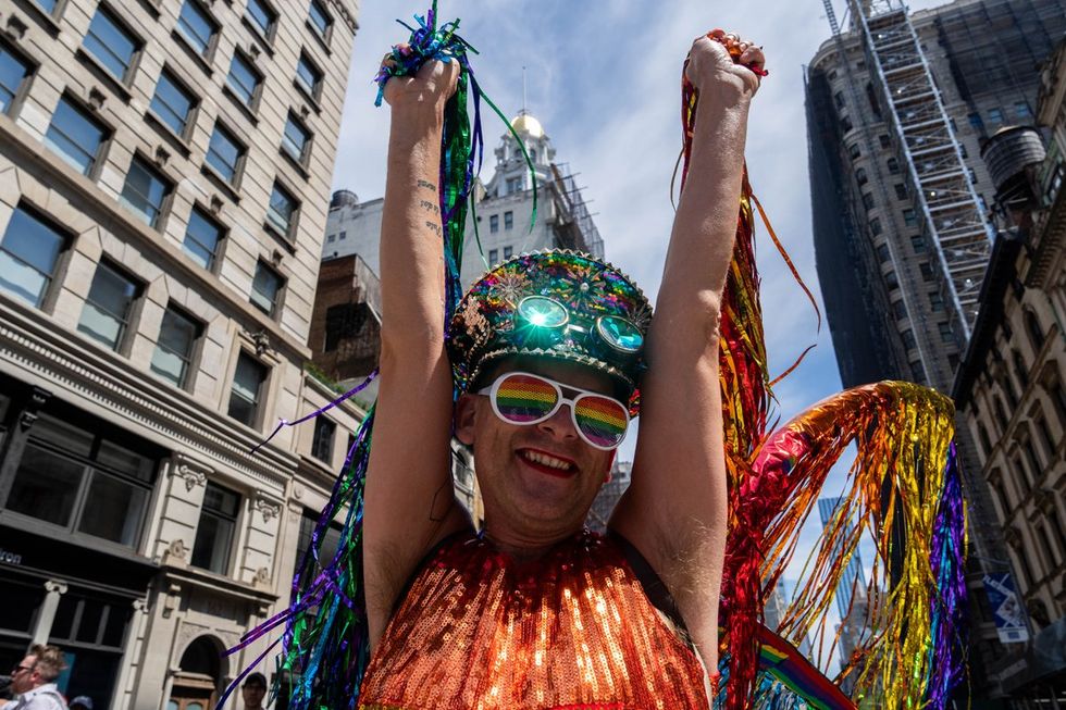 NYC LGBTQIA Pride Parade Protest 2025