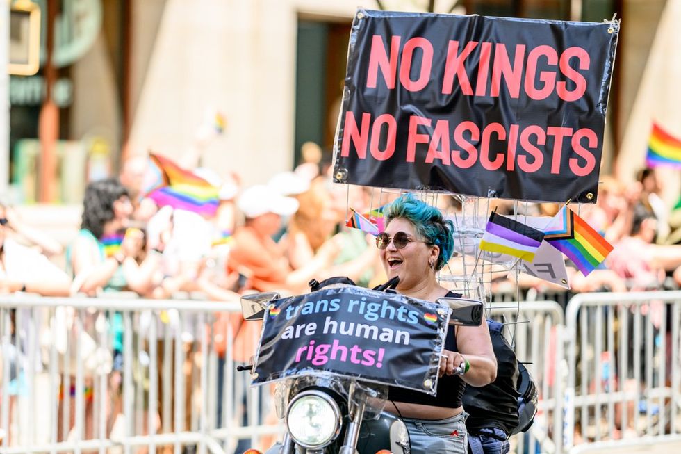 NYC LGBTQIA Pride Parade Protest 2025
