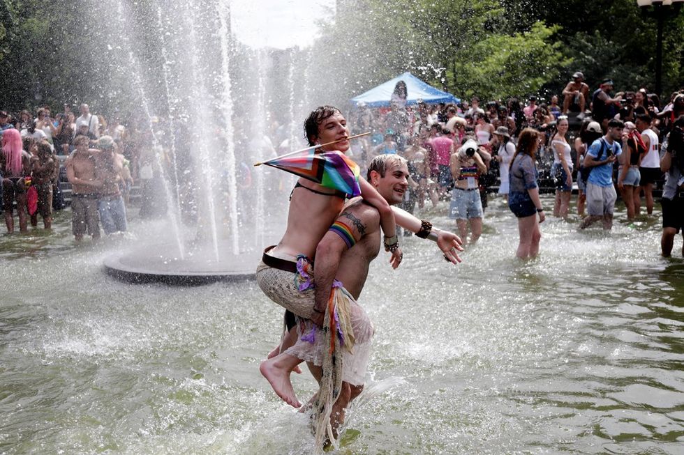 NYC LGBTQIA Pride Parade Protest 2025