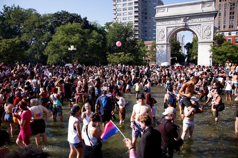 NYC LGBTQIA Pride Parade Protest 2025
