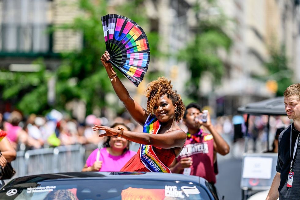 NYC LGBTQIA Pride Parade Protest 2025