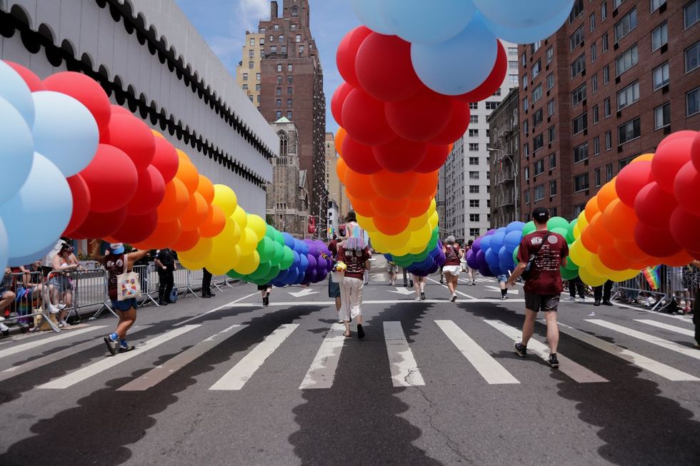 NYC LGBTQIA Pride Parade Protest 2025