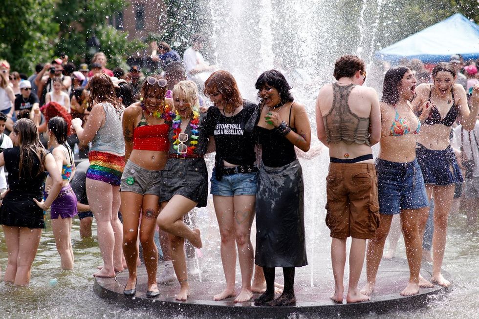 NYC LGBTQIA Pride Parade Protest 2025