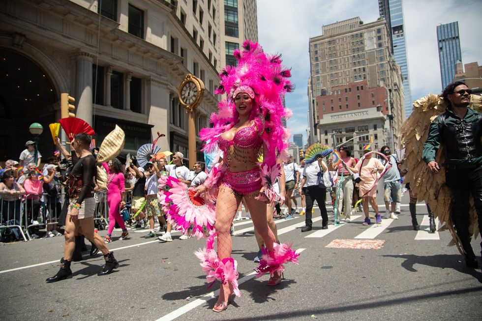 NYC LGBTQIA Pride Parade Protest 2025