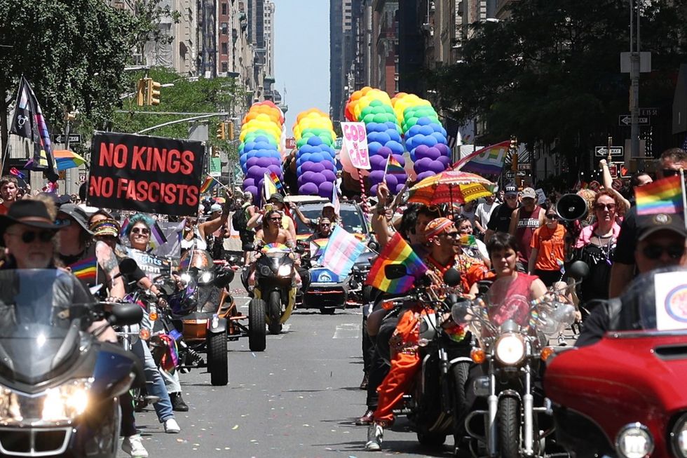 NYC LGBTQIA Pride Parade Protest 2025