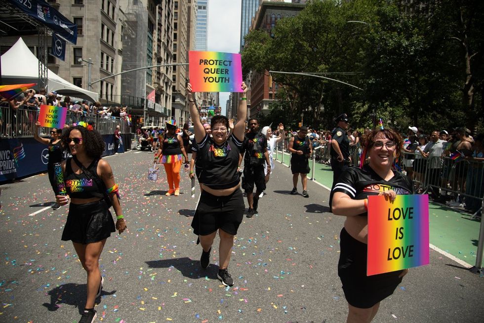 NYC LGBTQIA Pride Parade Protest 2025