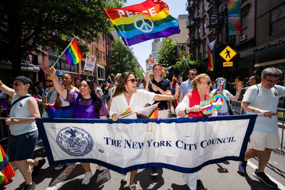 NYC LGBTQIA Pride Parade Protest 2025