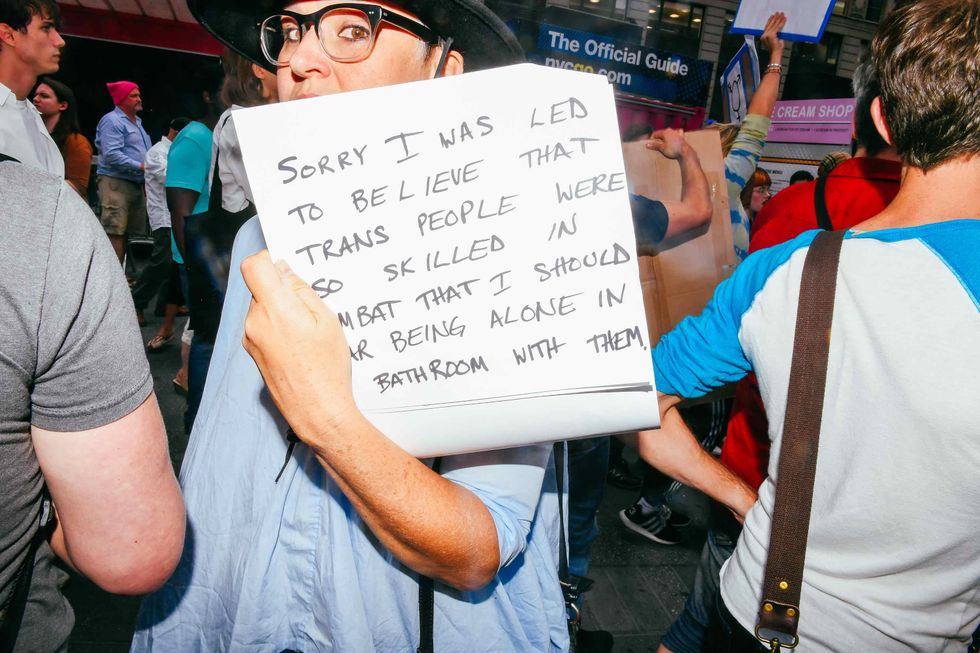 NYC Protests Trump's Transgender Military Ban
