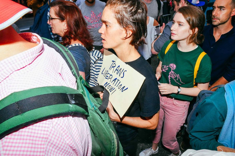NYC Protests Trump's Transgender Military Ban