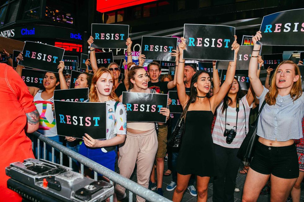 NYC Protests Trump's Transgender Military Ban