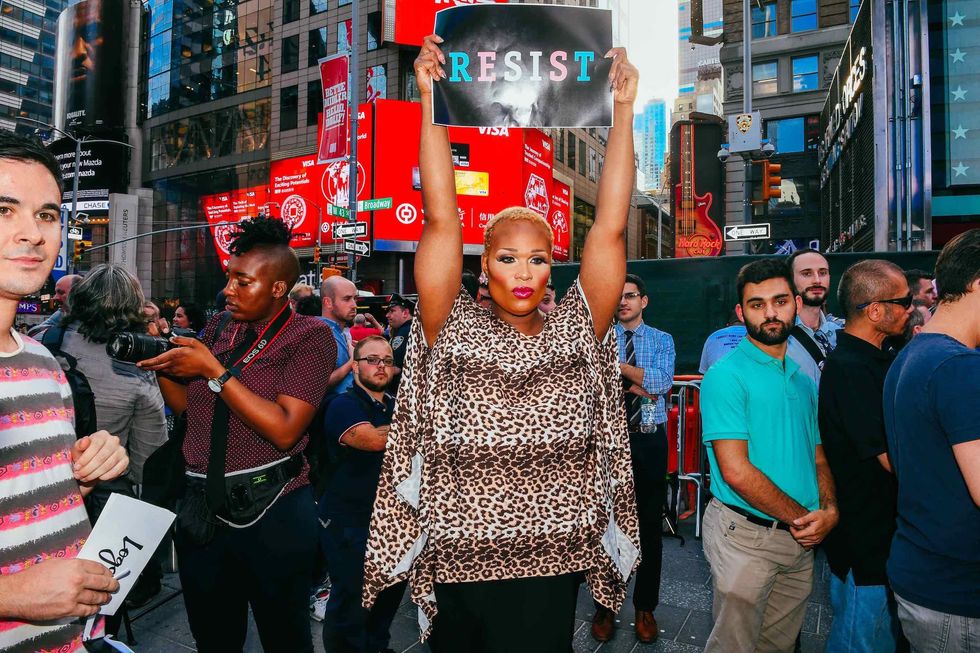 NYC Protests Trump's Transgender Military Ban