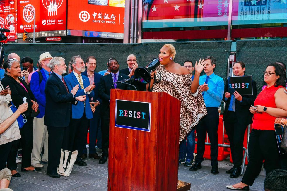NYC Protests Trump's Transgender Military Ban