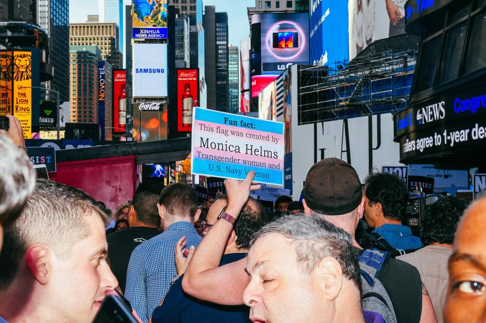 NYC Protests Trump's Transgender Military Ban