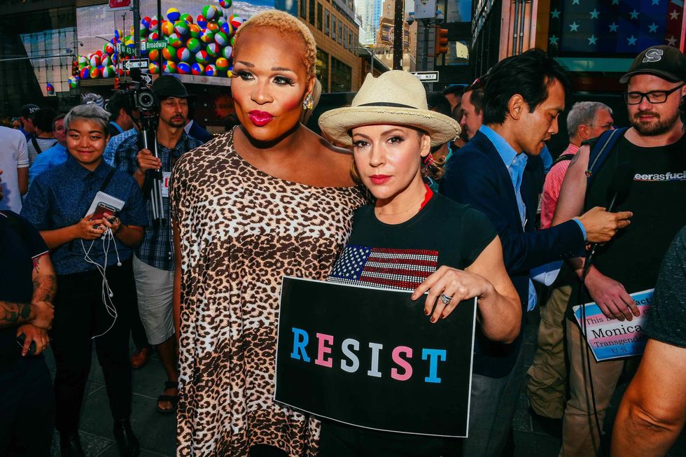 NYC Protests Trump's Transgender Military Ban