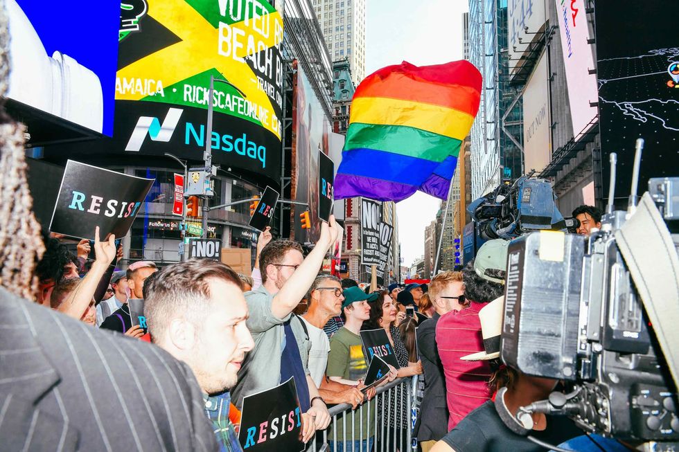 NYC Protests Trump's Transgender Military Ban