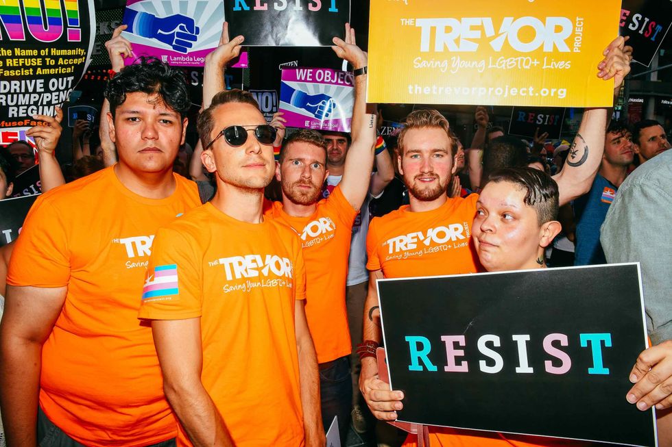 NYC Protests Trump's Transgender Military Ban