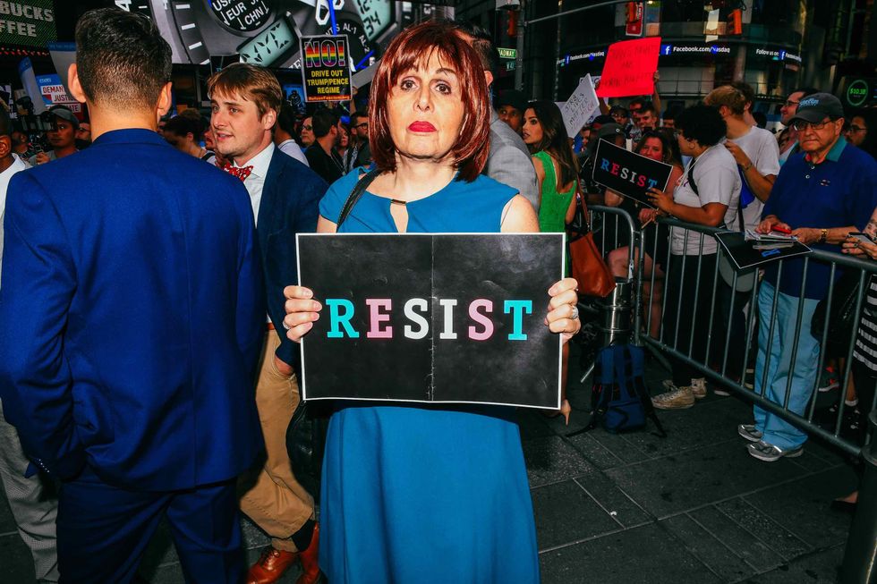 NYC Protests Trump's Transgender Military Ban