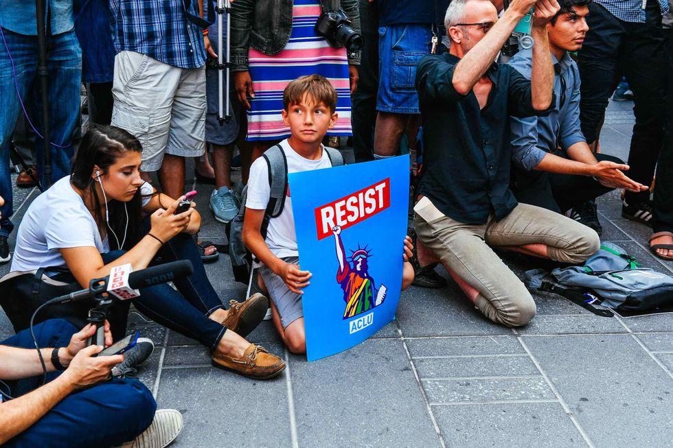 NYC Protests Trump's Transgender Military Ban