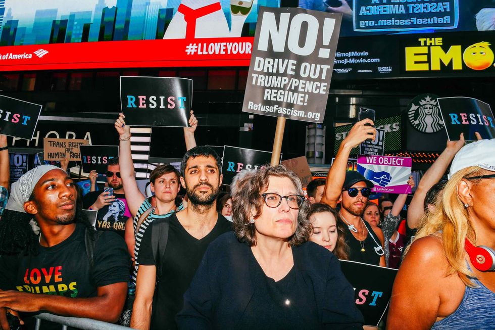 NYC Protests Trump's Transgender Military Ban