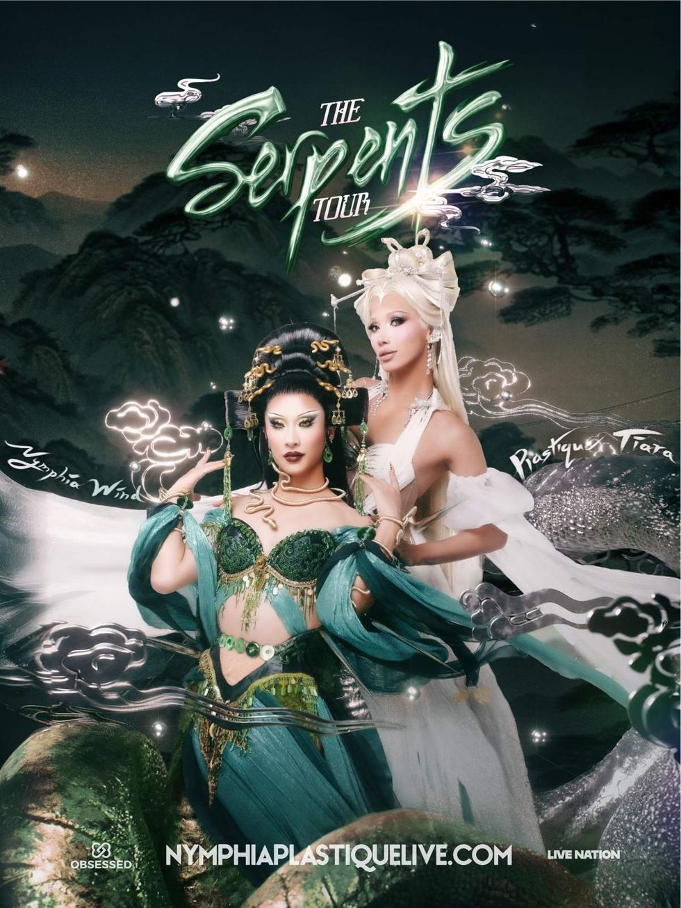 Nymphia Wind and Plastique Tiara in The Serpents Tour poster