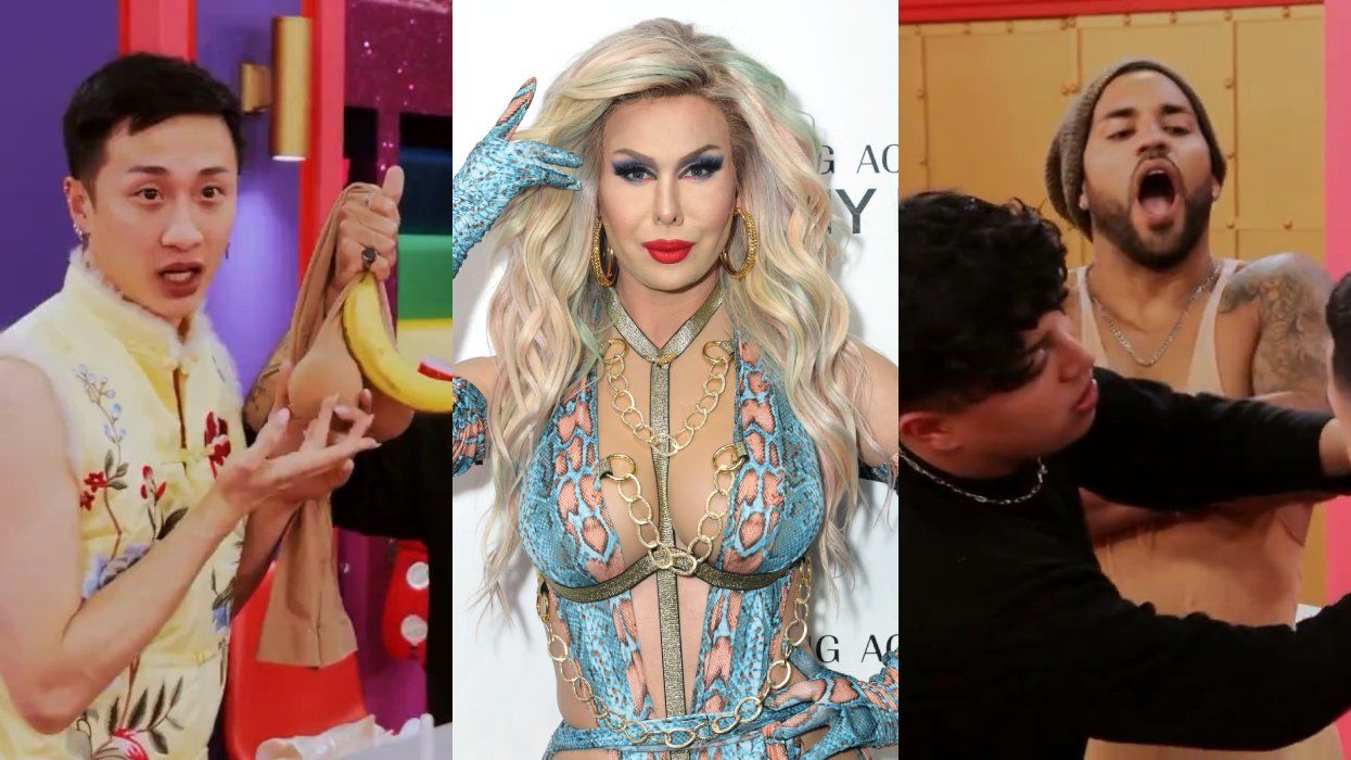 Nymphia Wind, Morphine Love Dion on RuPaul's Drag Race season 16 episode 13; Trinity The Tuck