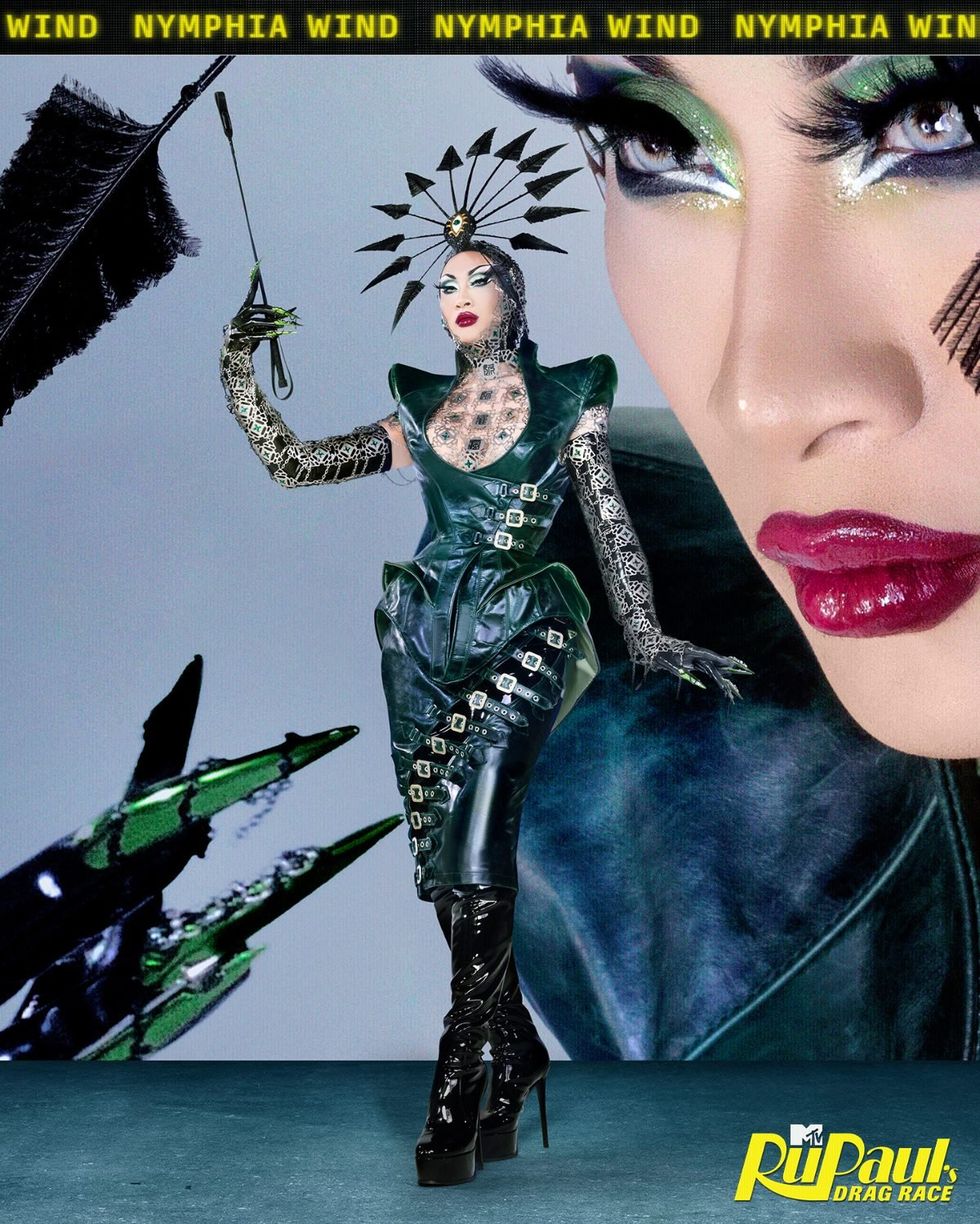 Nymphia Wind on RuPaul's Drag Race season 16
