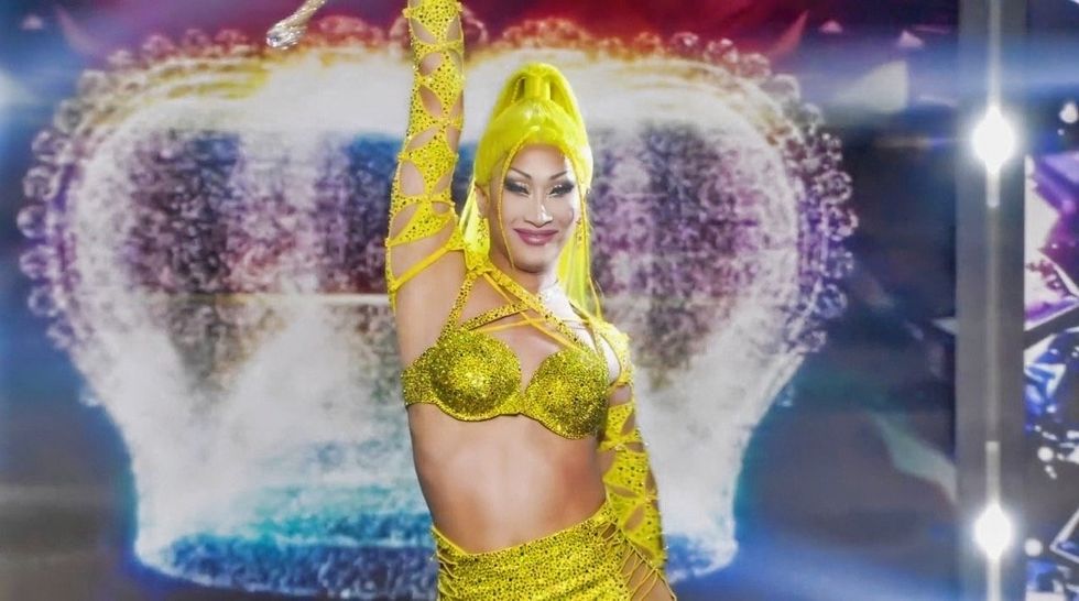 Nymphia Wind on RuPaul's Drag Race season 16